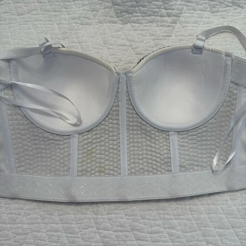 Windsor Silver Sequin Sleeveless Crop Top - Picture 11 of 16